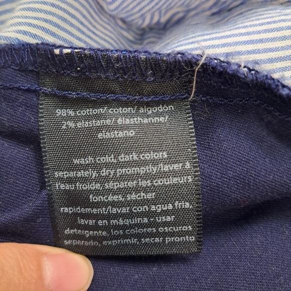 Tommy Hilfiger Jeans Blue Women's Size 8 Womens Polka Dot Anchor Straight - Picture 8 of 10